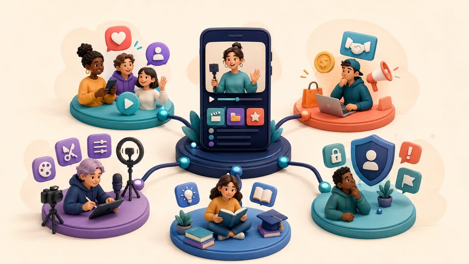 Organized TikTok resource hub connecting community exposure, creator tools, guides, paid options and safety resources