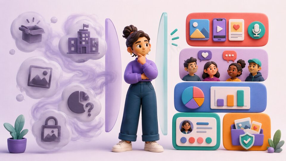 Creator separating hazy social media assumptions from practical content formats, audience response, analytics and responsible ownership