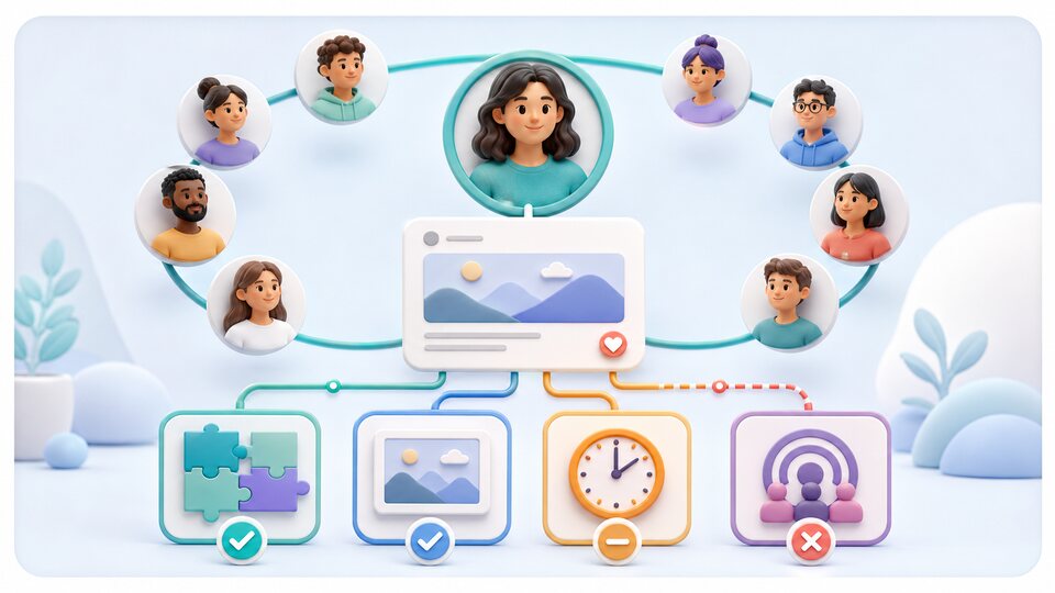 Creator and established audience connected to content whose topic, presentation, timing, and audience fit are being diagnosed