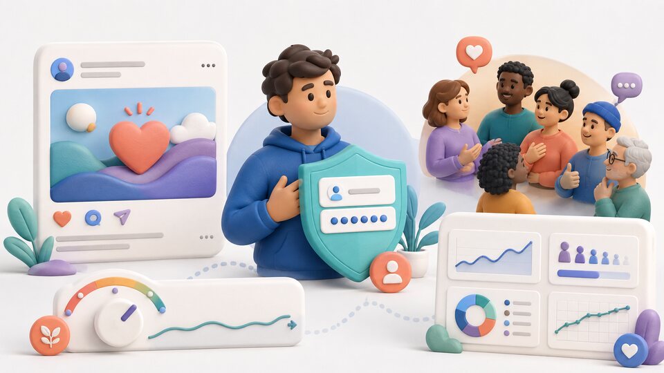 Creator protecting account access while reviewing pacing and retention of community likes